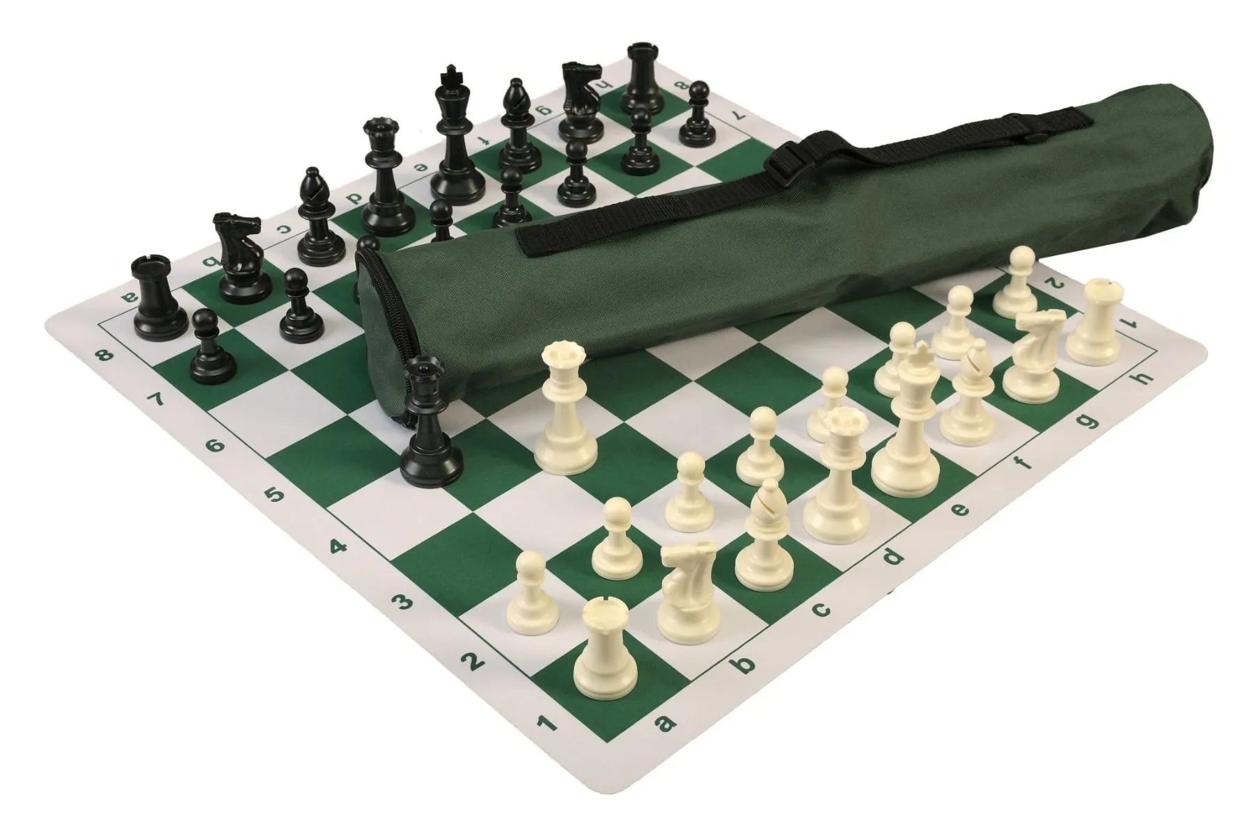 The House of Staunton Analysis Chess Set Combo (Black) Plastic